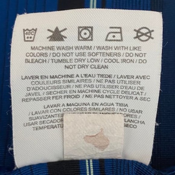 Nike Golf Striped Fit Dry Short Sleeve Polo Shirt - Picture 7 of 7